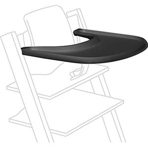 Stokke Vassoio, Nero - Compatibile con Tripp Trapp Baby Set - Comodo da usare e pulire - In plastica senza BPA - Adatto per bambini dai 6 ai 36 mesi
