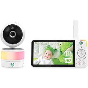 LeapFrog LF915HD Baby Monitor Video, 5" HD Display 720p Smart Baby Monitor, Pan & Tilt 360°, 8X Zoom, Color Night Light, Color Night Vision, 2-Way Audio