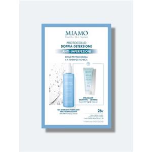 Miamo Doppia Detersione Anti-Imperfezioni 250 ml Gel 50 ml Mini Crystal Oil - Pelli Miste e Grasse