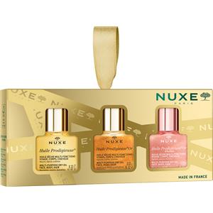 Nuxe Cofanetto Mini Huile Prodigieuse - Set da 3 Prodotti Iconici da 10ml per Idratare e Abbellire Viso, Corpo e Capelli
