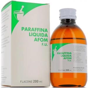 Montefarmaco Paraffina Liquida AFOM FU 200ml - Flacone da 200ml, Avvertenze e Conservazione incluse