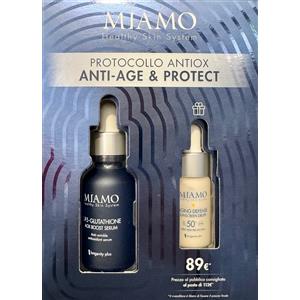 MIAMO Cofanetto 2025 Antiox: Siero GF5-Glutathione 30 ml Aging Defense 10 ml