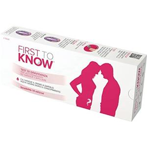 First To Know® - Il primo Test di Gravidanza su sangue che puoi fare da sola - Confezione con 1 Test