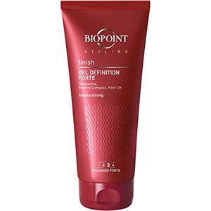 Biopoint Styling - Gel Capelli Definition a Fissaggio Forte Senza Residui, Azione Rinforzante e Illuminante, Dona Idratazione e Definizione Estrema, 200 ml