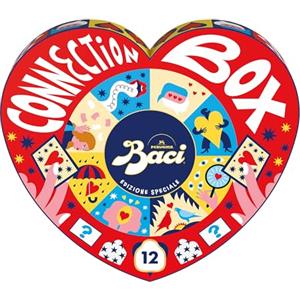 Perugina BACI PERUGINA Classico Cioccolatini Fondenti ripieni al Gianduia, Scatola Maxi Cuore 150g