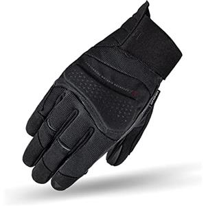Shima AIR 2.0 MEN Guanti Moto Uomo - Guanti Ventilati, Estiva in Mesh con Protezioni Nocche e Dita, Palmo Rinforzato (Nero, S)