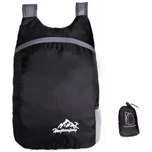 JYNXOR Zaino Pieghevole Da Viaggio, Zaino Impermeabile Donna Uomo, Zaini Richiudibile Tascabile, Zaini Da Viaggio Leggero All'Aperto Per Lo Sport, Moto, l'Arrampicata, Il Campeggio, Il Ciclismo(Nero)