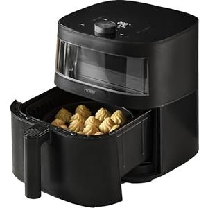 Haier Friggitrice ad aria Haier Serie 5, 9 in 1, Display, Cuocere, Arrostire, Grigliare, Cottura Lenta, Scongelare, Yogurt, 7L, [Nero]