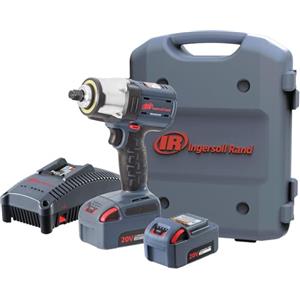 Ingersoll-Rand Kit Attrezzi W5153-K22B-EU, con Avvitatore a Impulsi Cordless 20V 1/2", 2 Batterie agli Ioni di Litio BL2022 da 5,0 Ah,