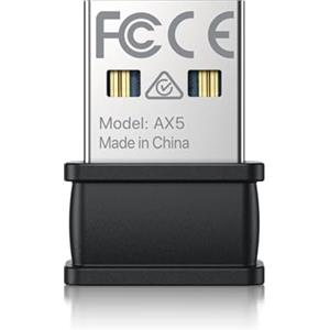 BrosTrend AX300 Adattatore Wi-Fi 6 USB Nano Size, Chiavetta WiFi per PC Fisso, Dongle USB Wi-Fi Penna Ricevitore WiFi Scheda di Rete Solo 2.4GHz 286Mbps Supporto Windows 11/10/7 (Non per Mac), OFDMA