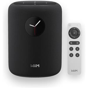 WiiM Sound altoparlante intelligente con display touch 1,8″, audio Hi-Res 24-bit/192 kHz, AI RoomFit™, 100 W, Wi-Fi 6E/Bluetooth 5.3, multi-room/stereo, telecomando incluso, Nero