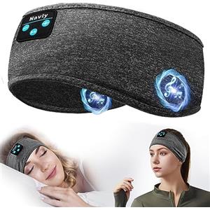 Navly Cuffie Bluetooth con fascia per dormire, per dormire, comode cuffie per donne, per dormire e rilassarsi, idea regalo per donne e uomini