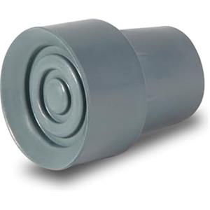 Seesaw Manicotti in gomma di alta qualità (2 pezzi) | Tappi in gomma per deambulazione e stampelle | Capsula in gomma naturale con inserto in acciaio | Per una maggiore stabilità (diametro 16 mm grigio)