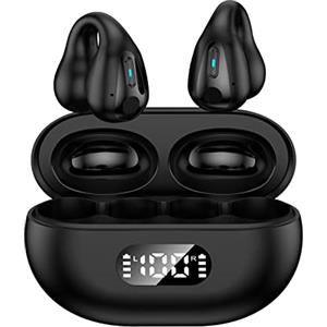 Stalf Open Ear, cuffie senza fili, auricolari sportivi, clip bone conduction headphones, cancellazione del rumore, cuffie per corsa, ciclismo