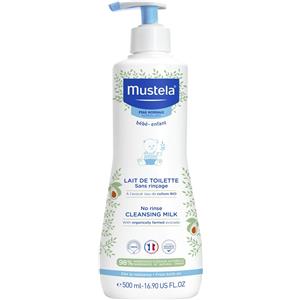 Mustela Latte di Toilette 500ml - Latte senza risciacquo per pelle normale, elimina impurità e previene secchezza cutanea