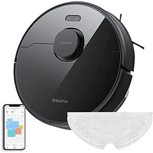 DREAME D9 Max Robot 2in1 Aspirapolvere E Lava Pavimenti, Navigazione Intelligente Mappatura Laser, Aspirazione 4000Pa Polvere Fino 570ml, Auton. 150 Minuti, Wi-Fi, App Compatibile Alexa/Google
