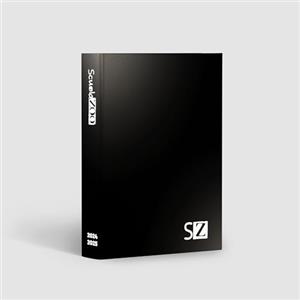 ScuolaZoo Agenda Diario scolastico 2024-2025 con meme e adesivi, disponibile con 6 copertine e 2 dimensioni (Total Black, 13x17 cm)