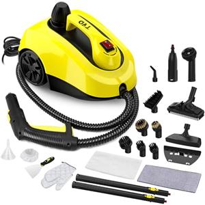 TVD Pulitore a vapore, pulitore a vapore con cavo di alimentazione extra lungo 5 m, per vapore, forno, auto, piastrelle, tappeti, tappezzeria, divano, cimici