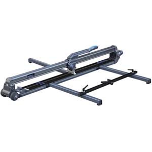 Meizuishi Tagliapiastrelle Manuale 120cm - Guida Laser, Telaio in Lega Rinforzata & Comando Magnetico - Taglia Piastrelle/Pietra 15mm Max, Base Stretta con Ruote Retrattili