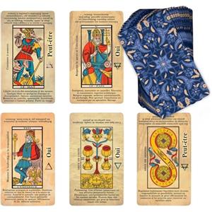 Witchy Cauldron Tarocchi di Marsiglia per Principianti - Carte dei Tarocchi illustrate con Significati in Francese