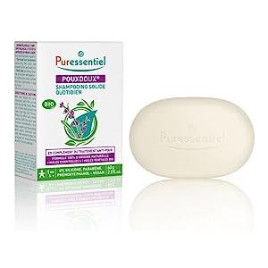 Puressentiel Pouxdoux - Shampoo solido giornaliero biologico, 60 g