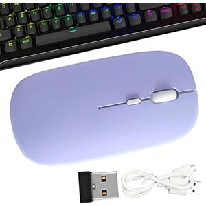 Teksome Mouse Wireless per Computer Portatile, 2,4 , Silenzioso, con Ricevitore e Cavo di Ricarica, 1600 DPI per XP, Vista, 7