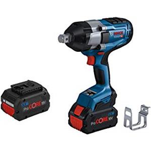 Bosch Professional BITURBO avvitatore a massa battente a batteria GDS 18V-1050 H (coppia ser. 1.050 Nm, coppia spunto 1.700 Nm, 2 batt. ProCORE18V 5.5Ah, caricatore rapido GAL 1880 CV, in L-BOXX 136)