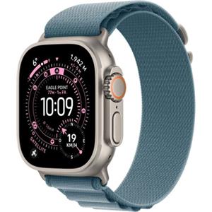 Apple Watch Ultra 3 (2025) GPS + Cellular 49mm Natural Titanium Case Alpine Loop Light Blue M EU