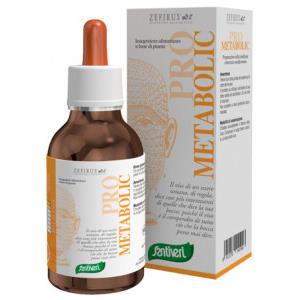Santiveri Zefirus Pro Metabolic 100 ml - Integratore alimentare a base di piante con Macerato glicerico di Acero e Fico