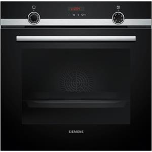 Siemens HQ574AER3, iQ300, forno da incasso con supporto per vapore, 60 x 60 cm, pulizia pirolisi, riscaldamento rapido, 10 programmi automatici, aria calda 3D, estrazioni telescopiche, acciaio inox