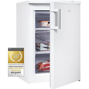 Exquisit Congelatore GS81-H-010D, bianco, capacità utile 85 litri, 4 stelle, classe di efficienza energetica: D