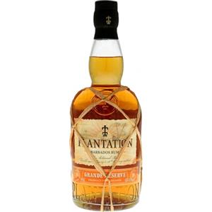 Plantation Rum Grande Réserve, 700ml, Ideale per Cocktail e Mai Tai, Note Calde e Tropicali, Rum Scuro Artigianale delle Barbados, Invecchiato 4 Anni fra i Caraibi e la Francia, Idea Regalo, 40% Vol.