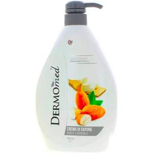 Dermomed Sapone Liquido Karité e Mandorla 1L - Idratante e Nutriente