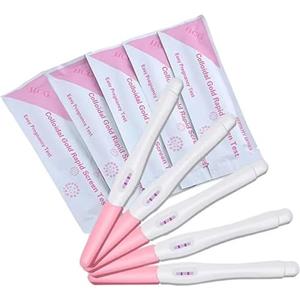 Fyearfly Strisce Per Test di Gravidanza, 20 Pezzi HCG Penna Per Test di Gravidanza Precoce Donne Penna Per Test di Gravidanza Accurata sulle Urine Per Test di Fertilità Domestico