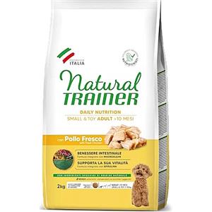 Natural Trainer Croccantini per Cani Small & Toy con Pollo Fresco e Riso - 2 kg