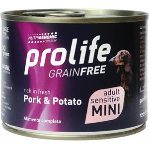 Prolife Umido Cane Grain Free Maiale e Patate Mini 200 g