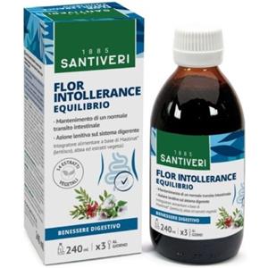 SANTIVERI FLOR INTOLERANCE EQUILIBRIO - Integratore alimentare con Mastinat, Altea ed estratti vegetali - 240 ml