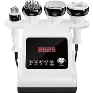 Qewher 4 IN1 Radiofrequenza Viso e Corpo Professionale, 40K Massaggiatore Anticellulite Radiofrequenza Corpo Rassodanti e Tonificanti per il Anticellulite Macchinario
