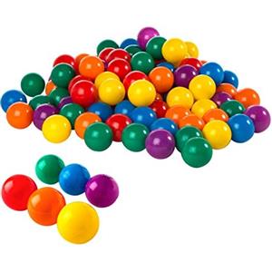 INTEX DEVELOPMENT COMPANY LTD Intex 49602NP, Palline Fun Ballz 6,5 cm, 100 Pezzi, Colori Assortiti
