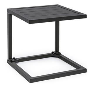BIZZOTTO ANDREA SPA Tavolino Hilde 40x40 antracite, tavolino moderno, tavolino quadrato, arredo casa