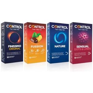 Control Pleasure Mix Cofanetto preservativi assortiti - 42 profilattici