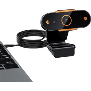 Generico Webcam USB - telecamera trasmessa in diretta | Black HD Live Broadcast Camera, Mini Laptop Webcam con funzione di messa a fuoco automatica per PC, computer, desktop, laptop