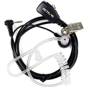 Retevis EAM101 Cuffie Walkie Talkie 1 Pin 2.5 mm Auricolare Compatibile con Ricetrasmittenti RT45 Motorola TLKR Radio Auriculares T6200C T5800 T7200 Cobra MT200 MT550 MT600 (1 Pezzo)