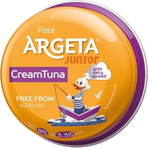 ARGETA Premium Exquisite CreamPate di Tonno - 14 scatole di Patè Eccellente e Delizioso - Aroma Naturale - Senza Conservanti e Senza Glutine - 1330 Grammi (95 Grammi per vasetto x 14)