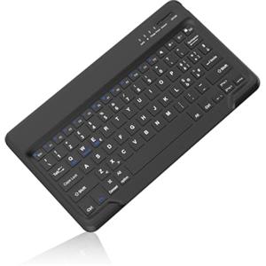 SENGBIRCH Tastiera Bluetooth Wireless, Compatibile con Tablet iPad/iPad Pro/Samsung/Huawei/Xiaomi/Lenovo/Android, Tastiera Bluetooth Wireless Ultrasottile per iPad,Redmi, Nero