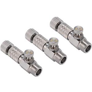 tooloflife 1/8 Airbrush Air Hose Quick Release Sconnect Coupler Release con adattatore valvola di regolazione dell'aria, 1/3/5 pz
