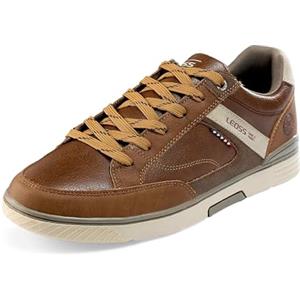 LEOSS ORIGINAL Uomo Sneakers Basse Sportive Running Ginnastica Respirabile Jogging Leggere Business MU9568-8 (COGN,41)