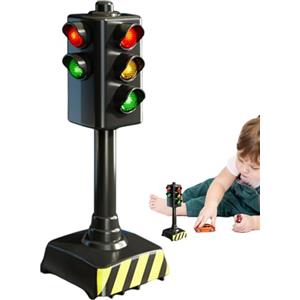 Generico Compra Giocattolo del Semaforo - Giocattoli del Semaforo | Giocattoli con per Segnali di Stop, Doppia modalità, A Batteria, Interattivi - Sicurezza per Bambini, Giochi di Ruolo Educativi