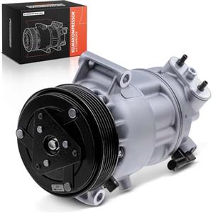 Frankberg Compressore dell'aria condizionata con frizione Benzina Compatibile con Giulietta 940 1.8 TBi Delta III 844 1.8 Replace# 50509543, olio preconfezionato