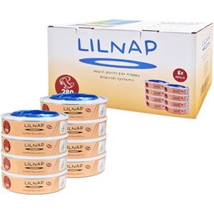 LILNAP - Ricarica compatibile con Foppapedretti Mangiapannolini Maialino Angelcare & Litter Locker II (8 ricariche)
